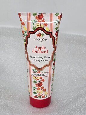 Amber Glow Apple Orchard Hand & Body Lotion 8 oz Hydrating Formula